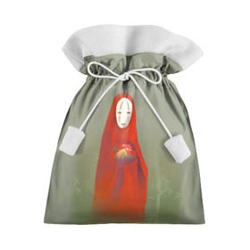 Подарочный 3D мешок с принтом Унесенные призраками в Екатеринбурге, 100% полиэстер | Размер: 29*39 см | Тематика изображения на принте: spirited away | аниме | безликий | унесённые призраками | хаяо миядзаки