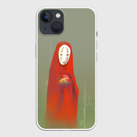 Чехол для iPhone 13 с принтом Каонаси с петухом в Екатеринбурге,  |  | spirited away | аниме | безликий | унесённые призраками | хаяо миядзаки