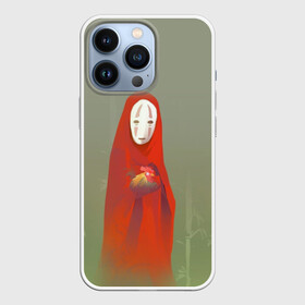 Чехол для iPhone 13 Pro с принтом Каонаси с петухом в Екатеринбурге,  |  | spirited away | аниме | безликий | унесённые призраками | хаяо миядзаки