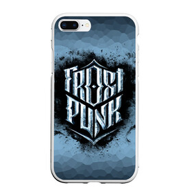 Чехол для iPhone 7Plus/8 Plus матовый с принтом Frostpunk Logo в Екатеринбурге, Силикон | Область печати: задняя сторона чехла, без боковых панелей | Тематика изображения на принте: frost punk | frostpunk | фрост панк | фростпанк