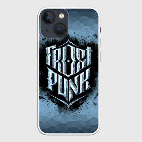 Чехол для iPhone 13 mini с принтом Frostpunk Logo в Екатеринбурге,  |  | Тематика изображения на принте: frost punk | frostpunk | фрост панк | фростпанк