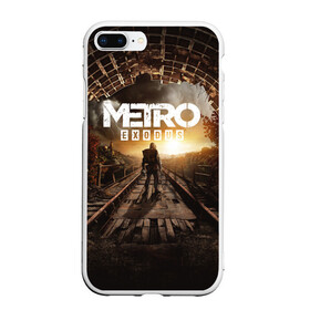 Чехол для iPhone 7Plus/8 Plus матовый с принтом METRO EXODUS в Екатеринбурге, Силикон | Область печати: задняя сторона чехла, без боковых панелей | exodus | horror | metro exodus | survival | игры | исход | метро | метро 2035