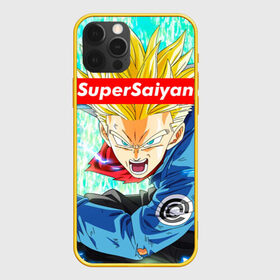 Чехол для iPhone 12 Pro с принтом Super Saiyan в Екатеринбурге, силикон | область печати: задняя сторона чехла, без боковых панелей | anime | dragon ball | аниме | гоку | драгон бол | дракона жемчуг