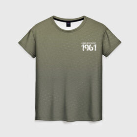 Женская футболка 3D с принтом #Нашкосмос 1961 в Екатеринбурге, 100% полиэфир ( синтетическое хлопкоподобное полотно) | прямой крой, круглый вырез горловины, длина до линии бедер | армия | гагарин | градиент | защитная | зеленая | космос | ссср | хаки