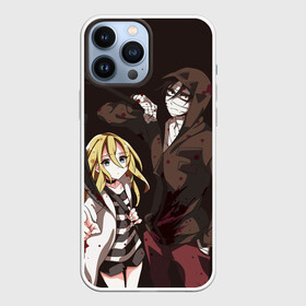 Чехол для iPhone 13 Pro Max с принтом Рейчел и Зак в Екатеринбурге,  |  | angels of death | anime | satsuriku no tenshi | ангел кровопролития | аниме