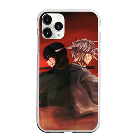 Чехол для iPhone 11 Pro Max матовый с принтом Back to back в Екатеринбурге, Силикон |  | anime | gin tama | gintama | аниме | гинтама