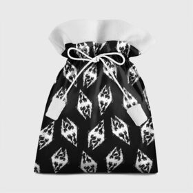Подарочный 3D мешок с принтом THE ELDER SCROLLS в Екатеринбурге, 100% полиэстер | Размер: 29*39 см | Тематика изображения на принте: dovahkiin | dragonborn | fus ro dah | rpg | skyrim | tes | the elder scrolls | докавин | рпг