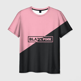 Мужская футболка 3D с принтом Black Pink в Екатеринбурге, 100% полиэфир | прямой крой, круглый вырез горловины, длина до линии бедер | Тематика изображения на принте: black pink | blackpink | square two | square up | дженни ким | лалиса манобан