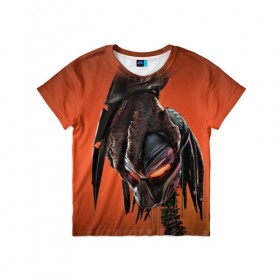 Детская футболка 3D с принтом Рука хищника в Екатеринбурге, 100% гипоаллергенный полиэфир | прямой крой, круглый вырез горловины, длина до линии бедер, чуть спущенное плечо, ткань немного тянется | prediator | инопланетяне | пришельцы | фантастика | фильм | хищник