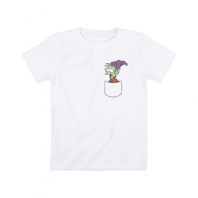 Детская футболка хлопок с принтом Elfo в Екатеринбурге, 100% хлопок | круглый вырез горловины, полуприлегающий силуэт, длина до линии бедер | disenchantment | elfo | мэтт гроунинг | разочарование | тролль | элфо | эльф