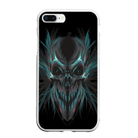 Чехол для iPhone 7Plus/8 Plus матовый с принтом Spirit of Darkness в Екатеринбурге, Силикон | Область печати: задняя сторона чехла, без боковых панелей | дух | зло | призрак | скелет | темные силы | тьма | хэллоуин | череп