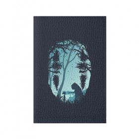 Обложка для паспорта матовая кожа с принтом Унесенные Призраками в Екатеринбурге, натуральная матовая кожа | размер 19,3 х 13,7 см; прозрачные пластиковые крепления | Тематика изображения на принте: anime | away | chichiyaku | chihiro | spirited | аниме | тихиро | унесенные призраками | хаку
