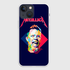 Чехол для iPhone 13 mini с принтом Металлика в Екатеринбурге,  |  | metallica | джеймс хэтфилд | метал | металлика | рок | хеви метал | хэтфилд