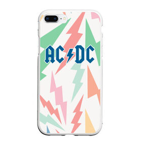Чехол для iPhone 7Plus/8 Plus матовый с принтом AC DC в Екатеринбурге, Силикон | Область печати: задняя сторона чехла, без боковых панелей | acdc | альтернатива | группа | диси | метал | музыка | музыканты | рок | эйси | эйсидиси