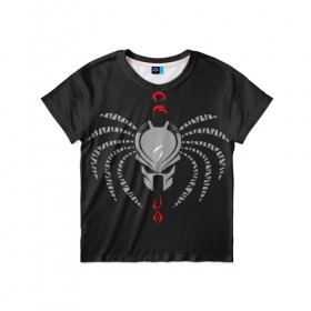 Детская футболка 3D с принтом Хищник | Predator #7 в Екатеринбурге, 100% гипоаллергенный полиэфир | прямой крой, круглый вырез горловины, длина до линии бедер, чуть спущенное плечо, ткань немного тянется | 
