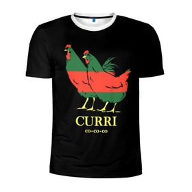 Мужская футболка 3D спортивная с принтом Куры в Екатеринбурге, 100% полиэстер с улучшенными характеристиками | приталенный силуэт, круглая горловина, широкие плечи, сужается к линии бедра | c | curri | анти | белый | брэнд | верховный | высший | гуччи | домашняя | зелёный | знак | картинка | красный | крутой | курица | куры | логотип | лучший | мода | молодёжная | петух | популярная | прикол