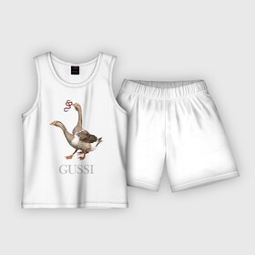 Детская пижама с шортами хлопок с принтом Гуси в Екатеринбурге,  |  | anti | bird | geese | go | gussi | home | snake | анти | брэнд | верховный | высший | гуси | гуччи | домашняя | знак | идут | картинка | крутой | логотип | лучший | мода | молодёжная | популярная | прикол | птица | рисунок