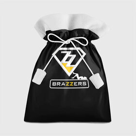 Подарочный 3D мешок с принтом BRAZZERS в Екатеринбурге, 100% полиэстер | Размер: 29*39 см | Тематика изображения на принте: 