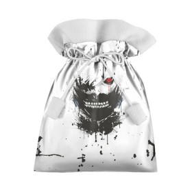 Подарочный 3D мешок с принтом Kaneki Ken (Tokyo Ghoul) #1 в Екатеринбурге, 100% полиэстер | Размер: 29*39 см | Тематика изображения на принте: anime | kaneki ken | tokyo ghoul | аниме | канеки кен | токийский гуль