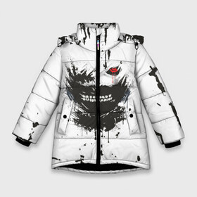 Зимняя куртка для девочек 3D с принтом Kaneki Ken (Tokyo Ghoul) #1 в Екатеринбурге, ткань верха — 100% полиэстер; подклад — 100% полиэстер, утеплитель — 100% полиэстер. | длина ниже бедра, удлиненная спинка, воротник стойка и отстегивающийся капюшон. Есть боковые карманы с листочкой на кнопках, утяжки по низу изделия и внутренний карман на молнии. 

Предусмотрены светоотражающий принт на спинке, радужный светоотражающий элемент на пуллере молнии и на резинке для утяжки. | anime | kaneki ken | tokyo ghoul | аниме | канеки кен | токийский гуль
