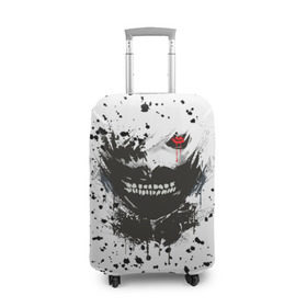 Чехол для чемодана 3D с принтом Kaneki Ken (Tokyo Ghoul) #3 в Екатеринбурге, 86% полиэфир, 14% спандекс | двустороннее нанесение принта, прорези для ручек и колес | Тематика изображения на принте: anime | kaneki ken | tokyo ghoul | аниме | канеки кен | токийский гуль