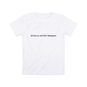 Детская футболка хлопок с принтом BTS в Екатеринбурге, 100% хлопок | круглый вырез горловины, полуприлегающий силуэт, длина до линии бедер | bangtan boys | beyond the scene | bts | k pop | music | арэм | ви | джей хоуп | джин | музыка | сюга | чимин | чонгук