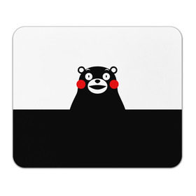 Коврик для мышки прямоугольный с принтом KUMAMON в Екатеринбурге, натуральный каучук | размер 230 х 185 мм; запечатка лицевой стороны | japanese | kumamon | kumamoto | аниме | игрушка | кумамон | кумамото сапурайдзу | персонаж | талисман | япония