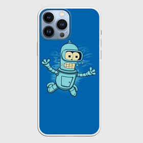 Чехол для iPhone 13 Pro Max с принтом Bender Nevermind в Екатеринбурге,  |  | bender | futurama | mult | nevermind | nirvana | simpsons | zoidberg | бендер | зойдберг | мульт | мультик | мультфильм | симпсоны | футурама