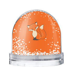 Водяной шар с принтом Лисичка в Екатеринбурге, Пластик | Изображение внутри шара печатается на глянцевой фотобумаге с двух сторон | fox | foxes | ginger | orange | tail | лапки | лис | лиса | лисичка | лисички | лисы | оранжевый | рыжая | рыжий | хвост