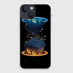 Чехол для iPhone 13 mini с принтом Тардис в Портале в Екатеринбурге,  |  | doctor | game | games | machine | portal | series | tardis | time | who | времени | доктор | игра | игры | кто | машина | портал | сериал | сериалы | тардис