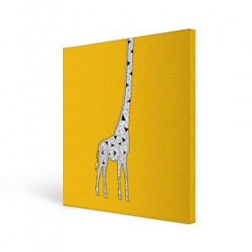 Холст квадратный с принтом Я Жираф в Екатеринбурге, 100% ПВХ |  | animal | desert | giraffe | long | pattern | skin | tall | высокий | длинная | животное | животные | жираф | жирафы | пустыня | узор | шея