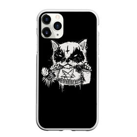 Чехол для iPhone 11 Pro матовый с принтом Dark Cat в Екатеринбурге, Силикон |  | cat | cats | dark | kitten | kitty | pussy | satan | дикий | злой | кот | котенок | котик | котики | коты | котята | кошка | кошки | мрачный | сатанист | черный