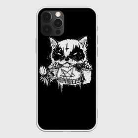 Чехол для iPhone 12 Pro Max с принтом Dark Cat в Екатеринбурге, Силикон |  | cat | cats | dark | kitten | kitty | pussy | satan | дикий | злой | кот | котенок | котик | котики | коты | котята | кошка | кошки | мрачный | сатанист | черный