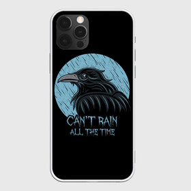 Чехол для iPhone 12 Pro Max с принтом Ворон в Екатеринбурге, Силикон |  | bird | birds | fly | moon | rain | raven | wing | wings | ворон | дождь | клюв | когти | крыло | крылышки | крылья | луна | полет | птица | птицы | птичка | птички