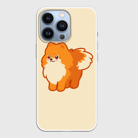 Чехол для iPhone 13 Pro с принтом Шпиц в Екатеринбурге,  |  | dog | dogs | пес | псы | пушистик | собака | собакен | собаки | собачка | собачки | шпиц | щенки | щенок | щеночек | щеночки