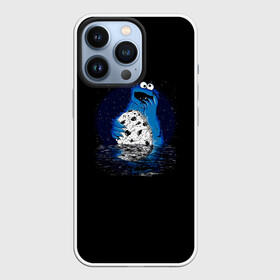 Чехол для iPhone 13 Pro с принтом Cookie monster в Екатеринбурге,  |  | cookie | cookiemonster | delicious | eat | monster | yummy | еда | куки | кукимонстр | монстр | печенье | сладости | улица | улицасезам