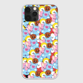 Чехол для iPhone 12 Pro Max с принтом BTS BT21 STICKERS в Екатеринбурге, Силикон |  | bt21 | bts | bts army | bts stickers | j hope | jimin | jin | jungkook | k pop | rap monster | rapmon | suga | v | бтс | корея | стикеры bts