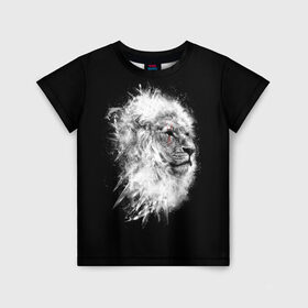 Детская футболка 3D с принтом Лев со Шрамом в Екатеринбурге, 100% гипоаллергенный полиэфир | прямой крой, круглый вырез горловины, длина до линии бедер, чуть спущенное плечо, ткань немного тянется | africa | desert | lion | lions | predator | scarm | африка | лев | львенок | львица | львицы | львы | львята | пустыня | хищник | шрам