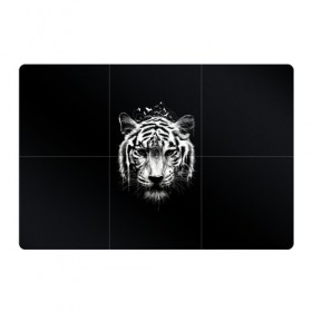 Магнитный плакат 3Х2 с принтом Dark Tiger в Екатеринбурге, Полимерный материал с магнитным слоем | 6 деталей размером 9*9 см | africa | creepy | dark | desert | predator | scary | tiger | tigers | африка | жуткий | мрачный | пустыня | страшный | тигр | тигренок | тигрица | тигрицы | тигры | тигрята | хищник