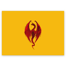 Поздравительная открытка с принтом Красный Дракон в Екатеринбурге, 100% бумага | плотность бумаги 280 г/м2, матовая, на обратной стороне линовка и место для марки
 | Тематика изображения на принте: age | dragon | dragons | knight | knights | middle | red | viking | vikings | век | века | викинг | викинги | дракон | дракона | драконы | как | красный | приручить | рыцари | рыцарь | средние | средний