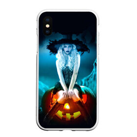 Чехол для iPhone XS Max матовый с принтом Ведьма в Екатеринбурге, Силикон | Область печати: задняя сторона чехла, без боковых панелей | аниме | ведьма | девушка | зомби | ирландия | кладбище | колдун | кости | кошки | летучие | луна | мертвец | мёртвые | монстры | мыши | ночь | оборотни | пауки | паутина | подарок | праздник | свет | свечи
