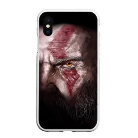 Чехол для iPhone XS Max матовый с принтом God of War в Екатеринбурге, Силикон | Область печати: задняя сторона чехла, без боковых панелей | god | god of war | kratos | war | бог | бог войны | война | пиратs