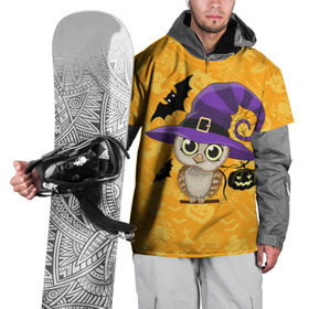 Накидка на куртку 3D с принтом Совушка и хэллоуин в Екатеринбурге, 100% полиэстер |  | Тематика изображения на принте: halloween | летучая мышь | подарок на хэллоуин | прикольная сова | сова | сова и хэллоуин | совушка | тыква | тыква на хэллоуин | хэллоуин