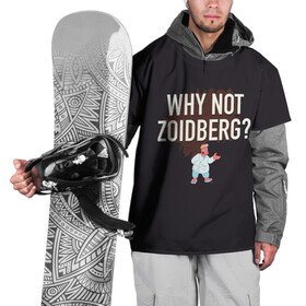 Накидка на куртку 3D с принтом Why not Zoidberg? в Екатеринбурге, 100% полиэстер |  | bender | fry | futurama | planet express | zoidberg | бендер | гипножаба | зойдберг | лила | фрай | футурама