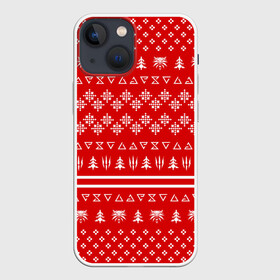 Чехол для iPhone 13 mini с принтом ВЕДЬМАК НОВОГОДНИЙ | THE WITCHER NEW YEAR в Екатеринбурге,  |  | christmas | hunter | snow | the witcher | wild hunt | winter | winter is coming | ведьмак | геральт | дикая охота | зима близко | монстры | новогодний | новый год | охотник | снег | трисс | цири