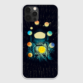 Чехол для iPhone 12 Pro Max с принтом Космический жонглер в Екатеринбурге, Силикон |  | Тематика изображения на принте: астронавт | венера | вселенная | галактика | звезда | земля | космонавт | космос | марс | меркурий | планеты | сатурн | свет | скафандр | солнце | стекло | тени | уран | юпитер