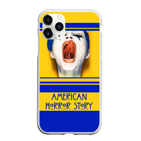 Чехол для iPhone 11 Pro Max матовый с принтом American Horror Story в Екатеринбурге, Силикон |  | Тематика изображения на принте: ahs | american horror story | американская история ужасов | язык