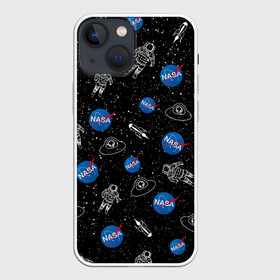 Чехол для iPhone 13 mini с принтом NASA в Екатеринбурге,  |  | galaxy | nasa | space | space company | star | астрономия | галактика | звезды | космическая компания | космос | наса