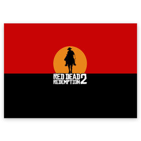 Поздравительная открытка с принтом Red Dead Redemption 2 в Екатеринбурге, 100% бумага | плотность бумаги 280 г/м2, матовая, на обратной стороне линовка и место для марки
 | Тематика изображения на принте: game | rdr2 | red dead redemption 2 | rockstar studios | игры