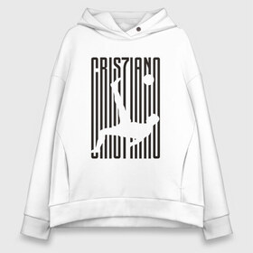 Женское худи Oversize хлопок с принтом Cristiano Ronaldo в Екатеринбурге, френч-терри — 70% хлопок, 30% полиэстер. Мягкий теплый начес внутри —100% хлопок | боковые карманы, эластичные манжеты и нижняя кромка, капюшон на магнитной кнопке | champion | cr7 | cristiano | game | goal | italy | juventus | madrid | real | ronaldo | spain | team | буффон | гол | дибала | золотой мяч | игрок | испания | италия | криштиану | мадрид | португалия | реал | роналду | спорт | тренер | футбол | 